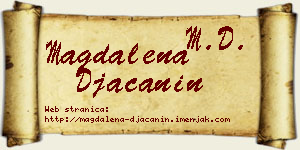 Magdalena Đačanin vizit kartica